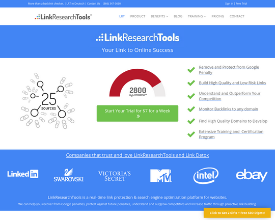 LinkResearchTools Logo